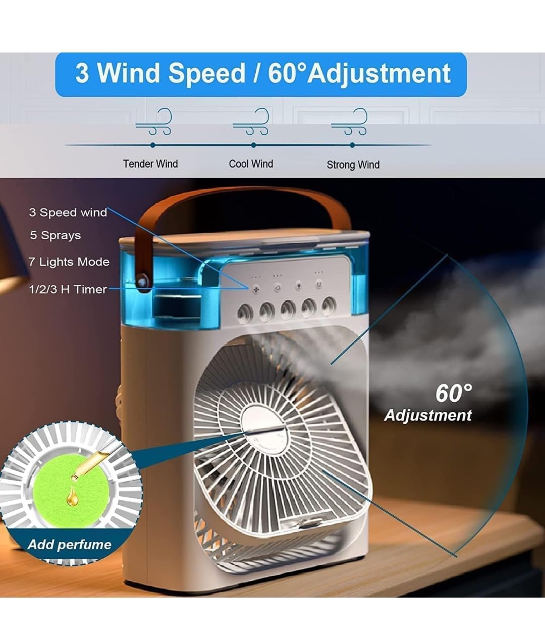 Mobile Air Conditioner Air Conditioner Fan, Mini Air Cooler